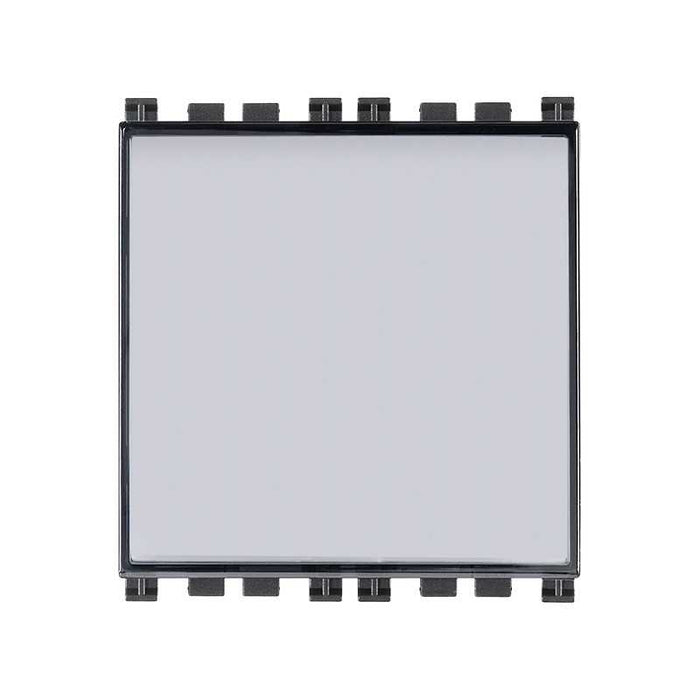 19050 Pulsante a Targhetta Luminosa 1P No 10A Grigio Arkè