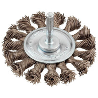 kwb 603030 Ruota a raggi di filo di acciaio Spazzola a disco 7 cm