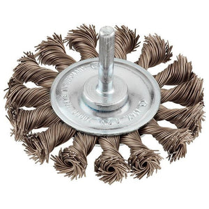 kwb 603030 Ruota a raggi di filo di acciaio Spazzola a disco 7 cm