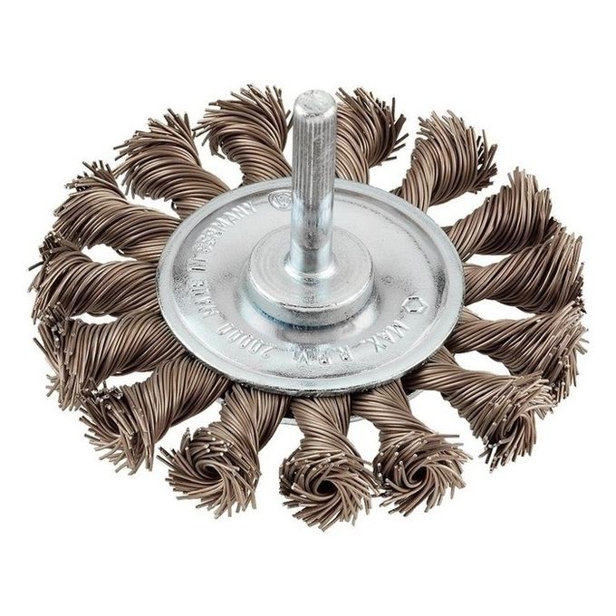 kwb 603030 Ruota a raggi di filo di acciaio Spazzola a disco 7 cm