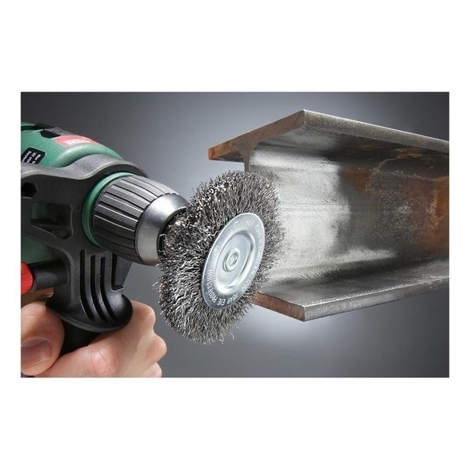 kwb 607310 Ruota a raggi di filo di acciaio Spazzola a disco 7,5 cm