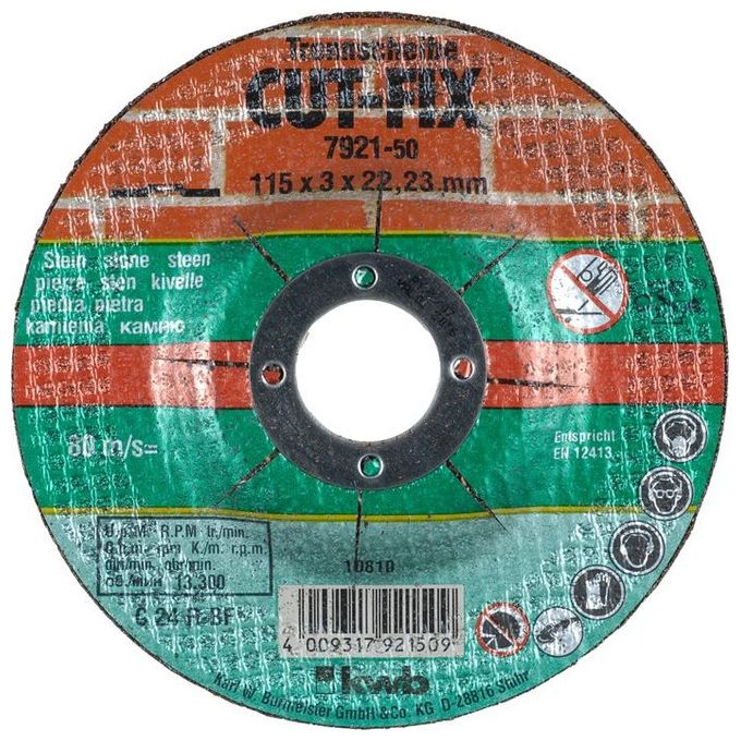 kwb 792150 fornitura per utensili rotanti per molatura/levigatura Pietra Disco da taglio