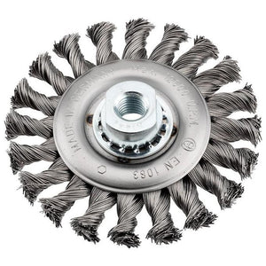 kwb 719730 Ruota a raggi di filo di acciaio Spazzola a disco 11,5 cm