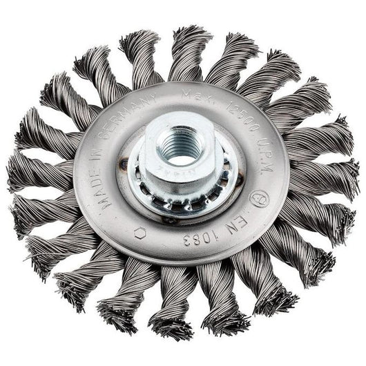 kwb 719730 Ruota a raggi di filo di acciaio Spazzola a disco 11,5 cm