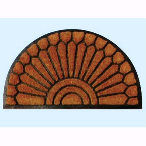 Zerbino Brixo Tiptap Cocorub Mezzaluna In Cocco E Fondo In In Gomma 45x75cm 1pz