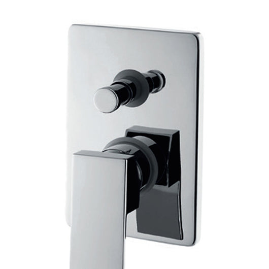 Miscelatore incasso doccia serie zoe con deviatore, finitura cromata