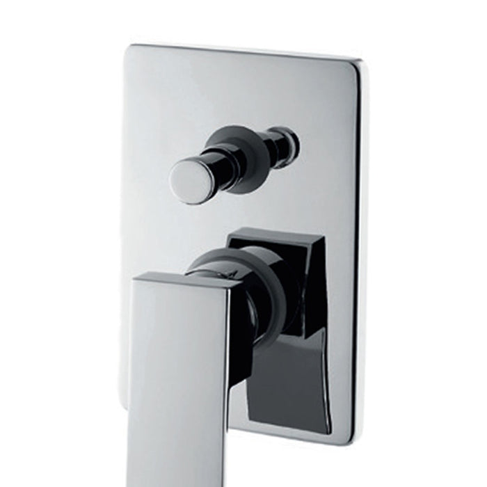 Miscelatore incasso doccia serie zoe con deviatore, finitura cromata
