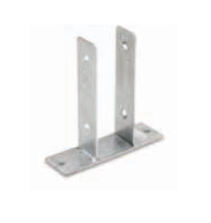 Confezione 2 Pz Ancoraggio Palo 9X9Cm X Pavimento