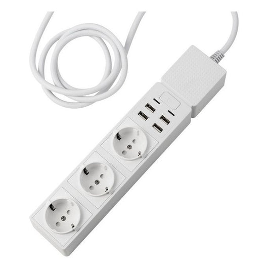 Edimax SP-1123WT prolunghe e multiple 1,5 m 3 presa(e) AC Interno Bianco