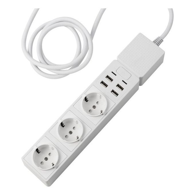 Edimax SP-1123WT prolunghe e multiple 1,5 m 3 presa(e) AC Interno Bianco