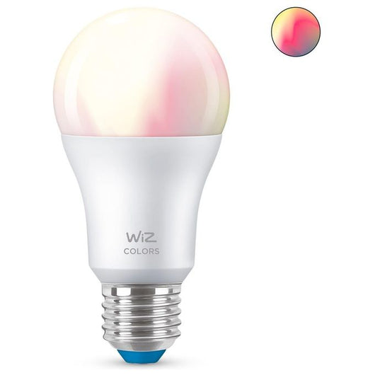 WiZ Lampadina Smart Dimmerabile Luce Bianca o Colorata Attacco E27 60W Goccia
