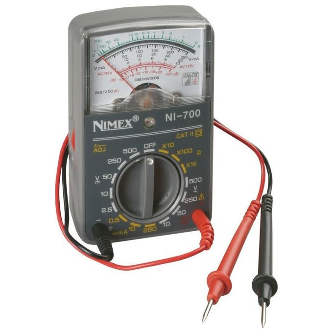 Poly Pool PP0011 multimetro Multimetro analogico CAT II 500V