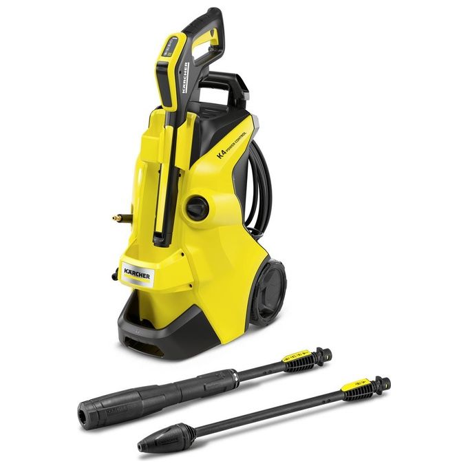 Kärcher K 4 POWER CONTROL idropulitrice Verticale Elettrico 420 l/h Nero, Giallo