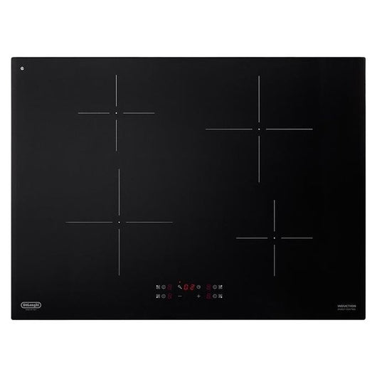 De’Longhi PIN 72 piano cottura Nero Da incasso 70 cm Piano cottura a induzione 4 Fornello(i)