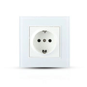 Pannello di vetro dell'Eu Socket 16A BIANCO