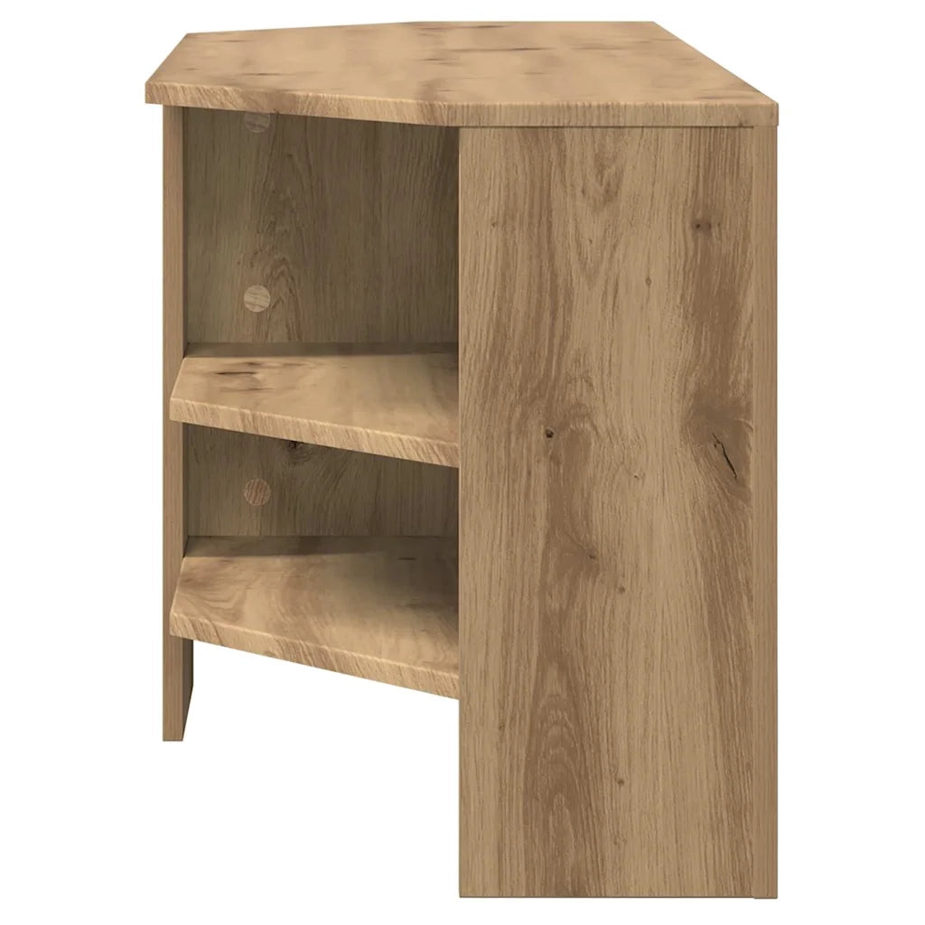 Mobile TV Angolare-Credenza per TV-Console TV Rovere artigianale 102 x 40,5 x 45 cm