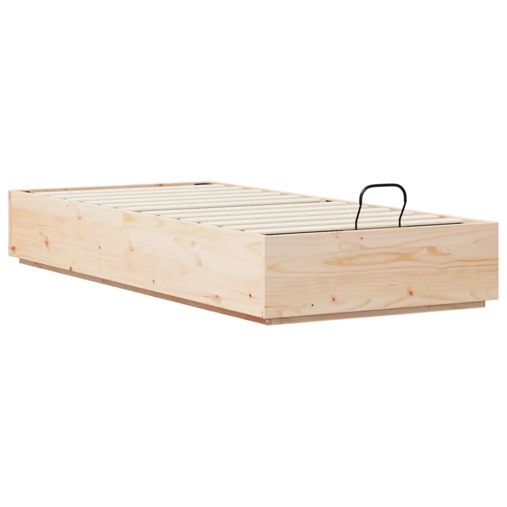 Letto ottomano Naturale 100 x 200 cm Legno di pino massiccio