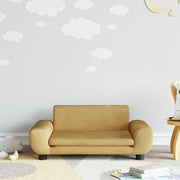 Divano per Bambini Marrone 70x45x33 cm in Vellutocod mxl 93870
