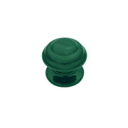 Pomolo fisso per porta SAGUATTI 878/80SB in alluminio verde lucido