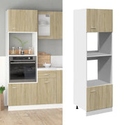 Mobile per Microonde “Lyon” Rovere Sonoma 60x57x207 cm 849627