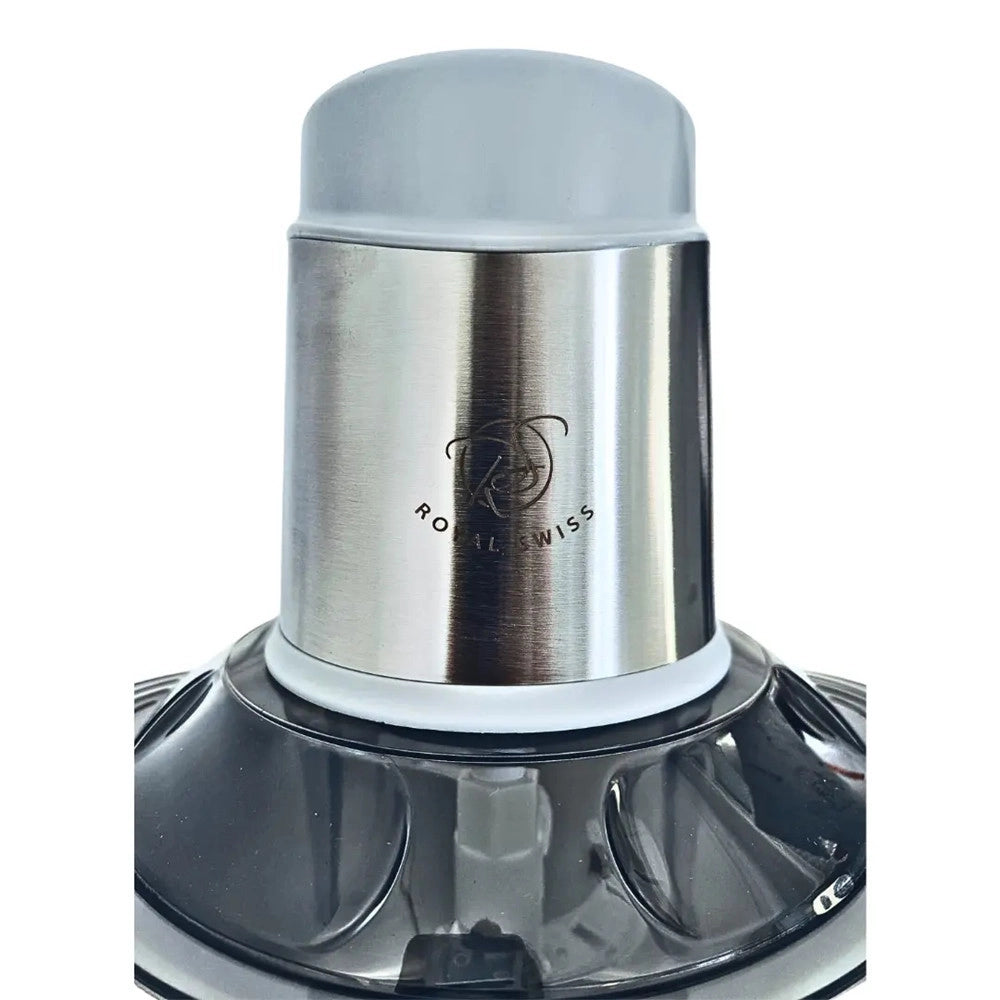 Trade Shop - Tritatutto Elettrico Da 5 Lt Robot Da Cucina Tritacarne A 6 Lame 500w Ciotola In Acciaio -