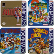 Sostegni retro - set da 4 pezzi - regalo ideale - 100 x 100 mm