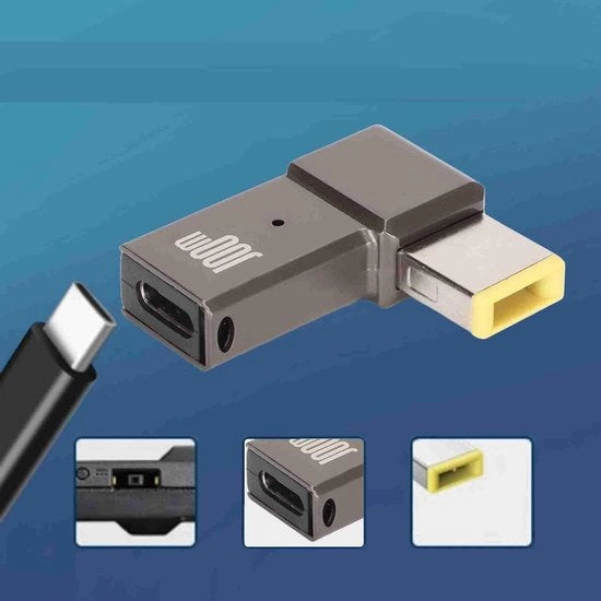 Adattatore USB C femmina 100W 5A ingresso USB C femmina - Convertitore di alimentazione Power PD cavo di ricarica