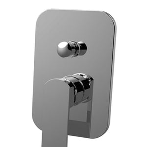 Rubinetto incasso doccia con deviatore serie eden, finitura cromata