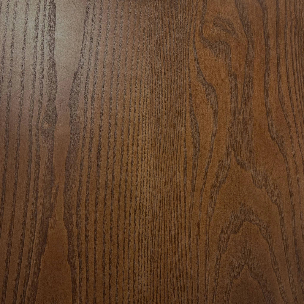 Tavola da pranzo rettangolare in legno di hevea di 8 posti, marrone