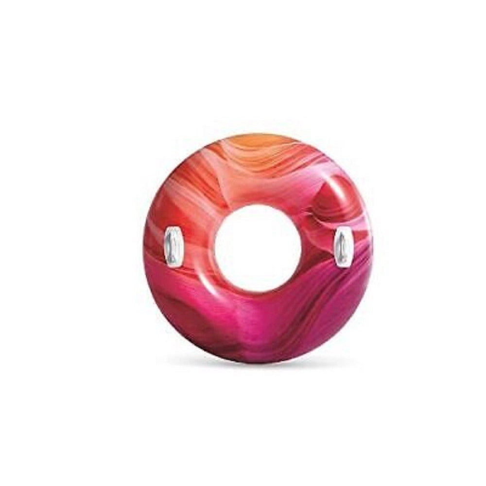 Trade Shop - Ciambella Gonfiabile Nature Mare Piscina 91cm Con Maniglie Colori Assortiti 56267 -