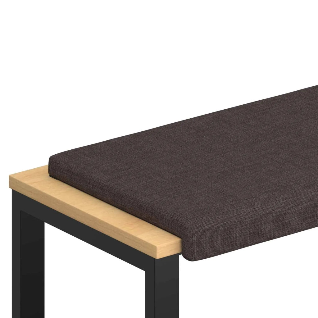 Cuscino per panchina Tessuto Marrone Scuro Profondità 35 cm 42043320
