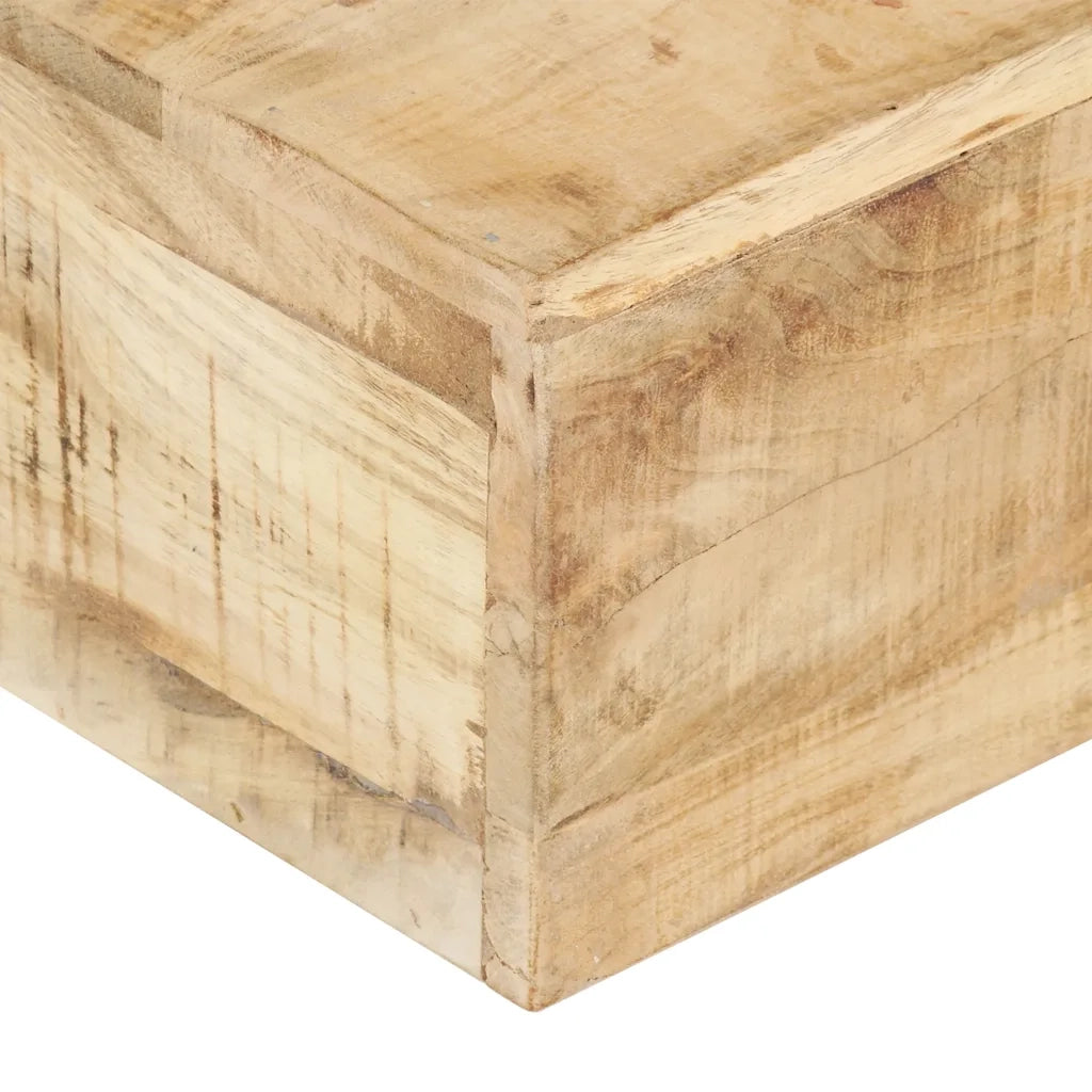 Tavolino da CaffÃ¨ 80x80x28 cm in Legno Massello di Mango cod mxl 62420