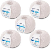 Breigaren 100% Lana Merino - Tessuto Super Soffice - Fila Liscia - Lana di Alta Qualità - Fatto in Italia