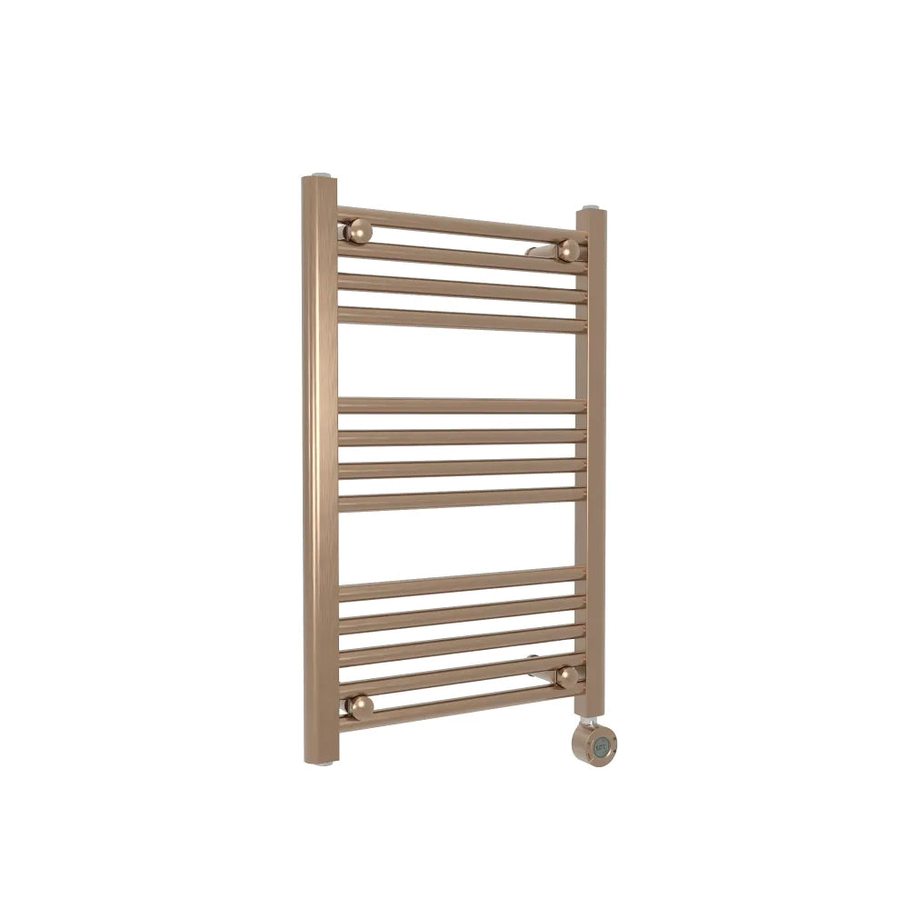 Termoarredo elettrico 700x450 oro rosa interasse 400 | Polaris