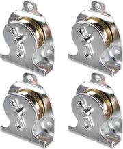 4 pezzi di bobina cavo - blocco orizzontale con rulli a sfera - per cavi in acciaio - accessori per palestra e allenamento.