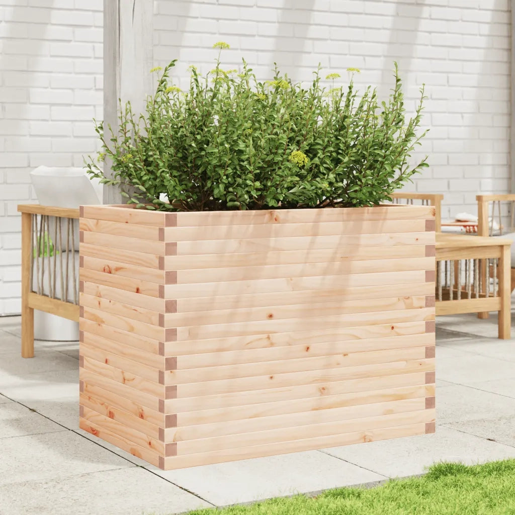 Fioriera | Cassetta per fiori | Vaso da Giardino 90x60x68,5 cm in Legno Massello di Pino