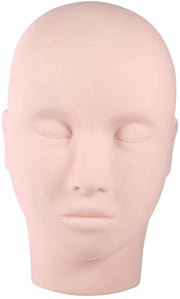 Manichino Testa in Silicone - Testa di Manichino per Prove di Make-up - Orefice per Wimper