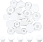 Flessa di silicone bianca per stop di riutilizzo - 20 pezzi, 5 misure - tulead gomma impermeabile plug per fori di diametro da 155 mm a .