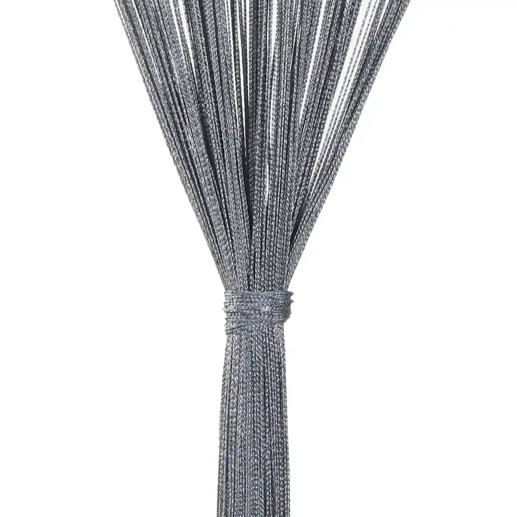Tende a fili 2 pz Antracite 100x250 cm 4102051