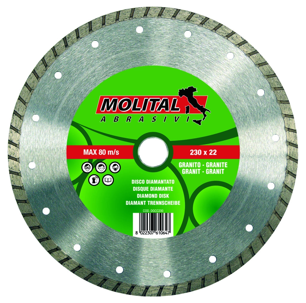 DISCO DIAMANTATO 'GRANITO' MOLITAL Ø 115 mm - MOLITAL