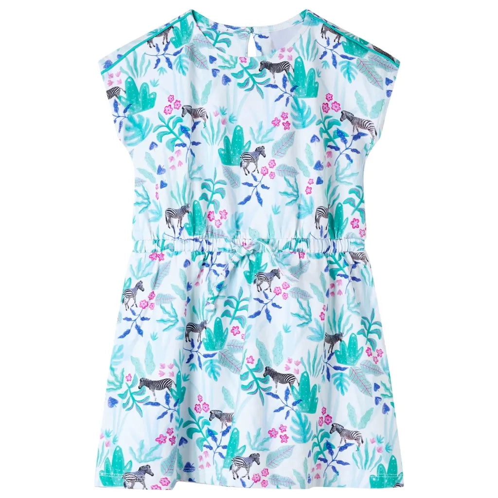 Abito da Bambina Ecru e Menta Scuro 116cod mxl 117185