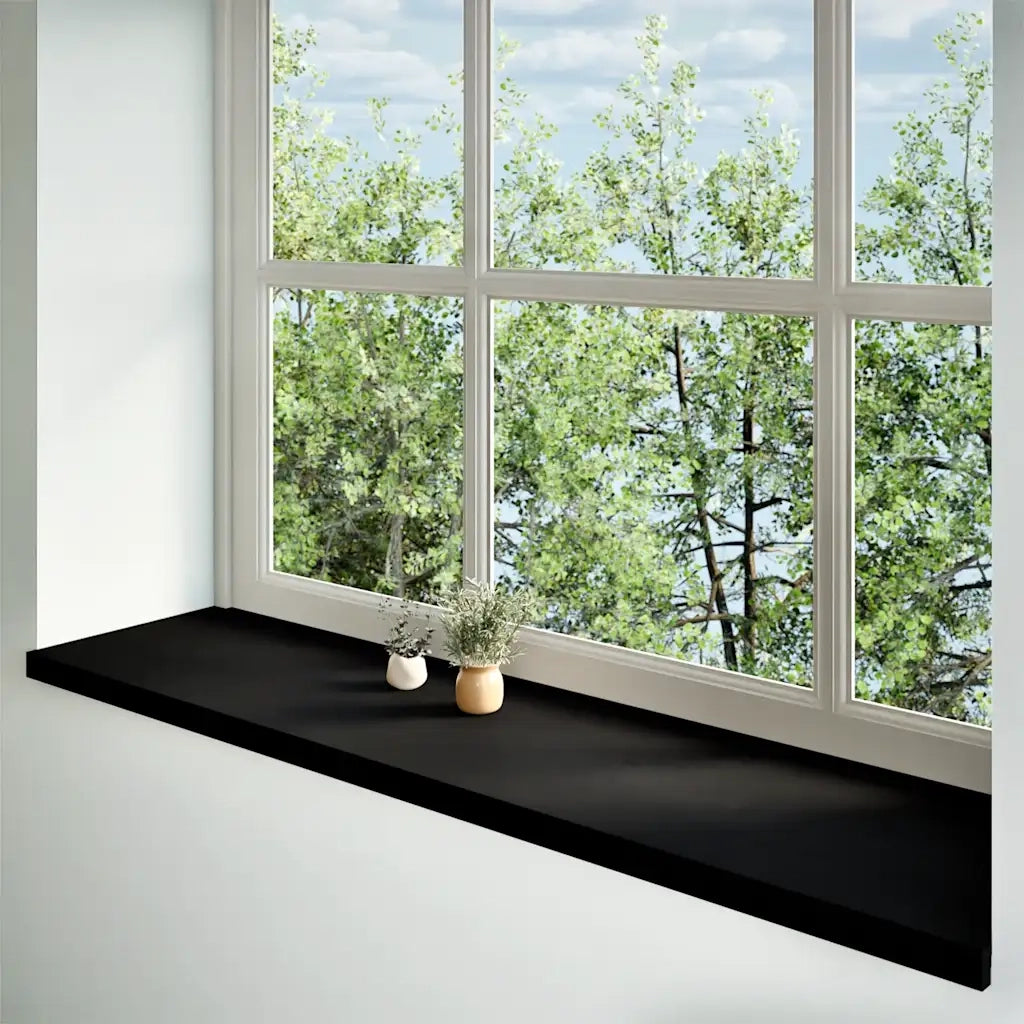Davanzali 2 pz Marrone Scuro 160x40x2 cm Legno Massello Rovere 4009204