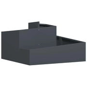 Fioriere | Cassetta per fiori | Vaso da giardino Antracite 80 x 80 x 50 cm