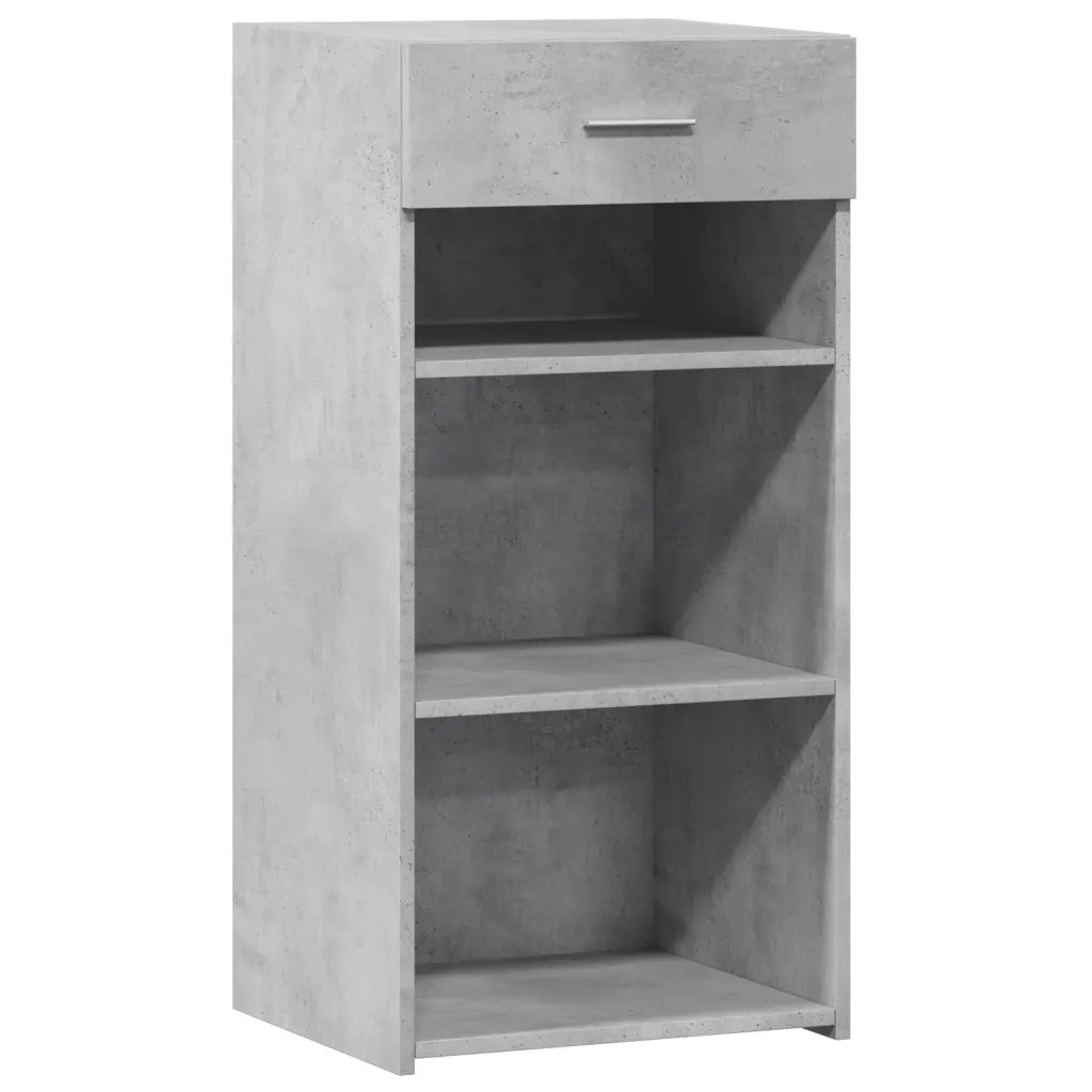 Credenza | Madia | Buffet da pranzo | Armadio da pranzo Grigio Cemento 45x42,5x93 cm in Legno Multistrato