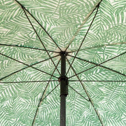 Parasole per spiaggia 180 cm con frange disegno foglia di loto protezione UV30, inclinabile