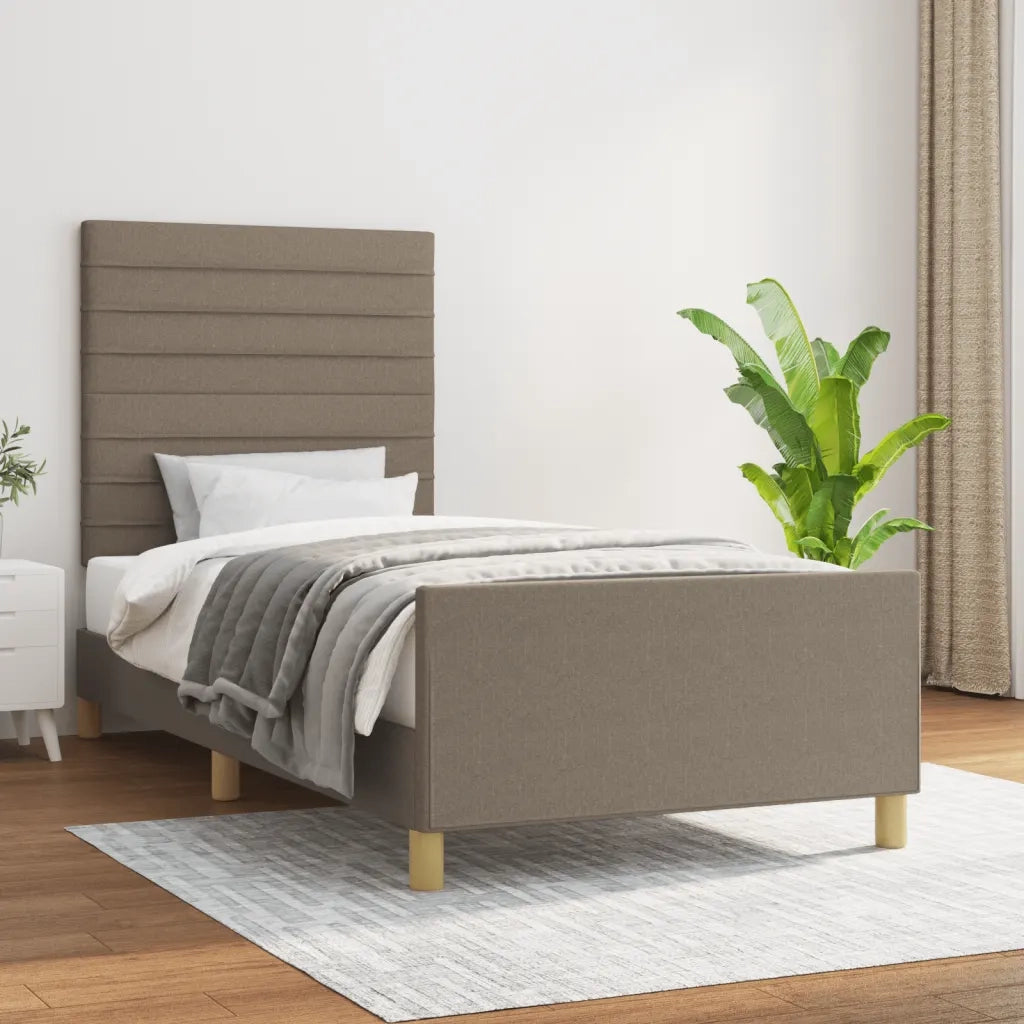 Giroletto senza Materasso Tortora 90x190 cm Tessuto 3125102