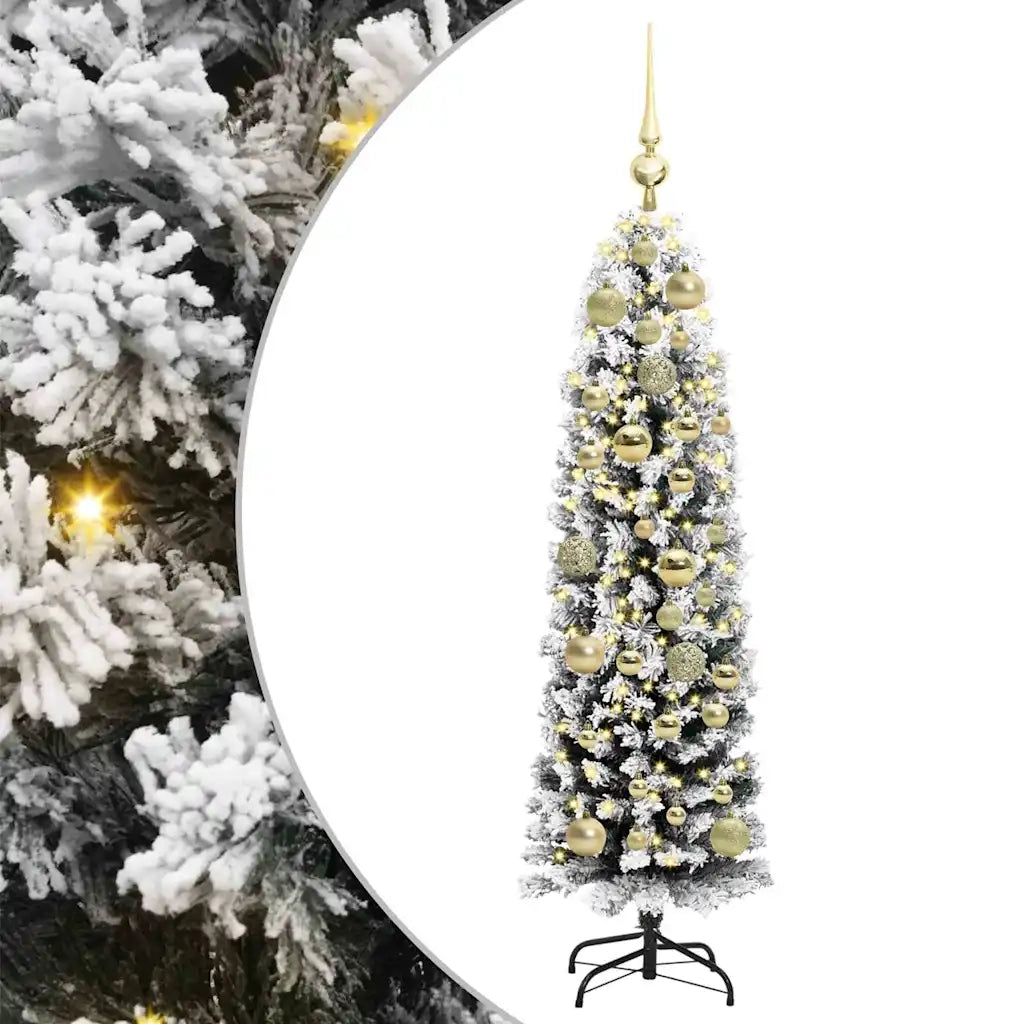 Albero di Natale artificiale con 150 LED Verde 120 cm 3395000
