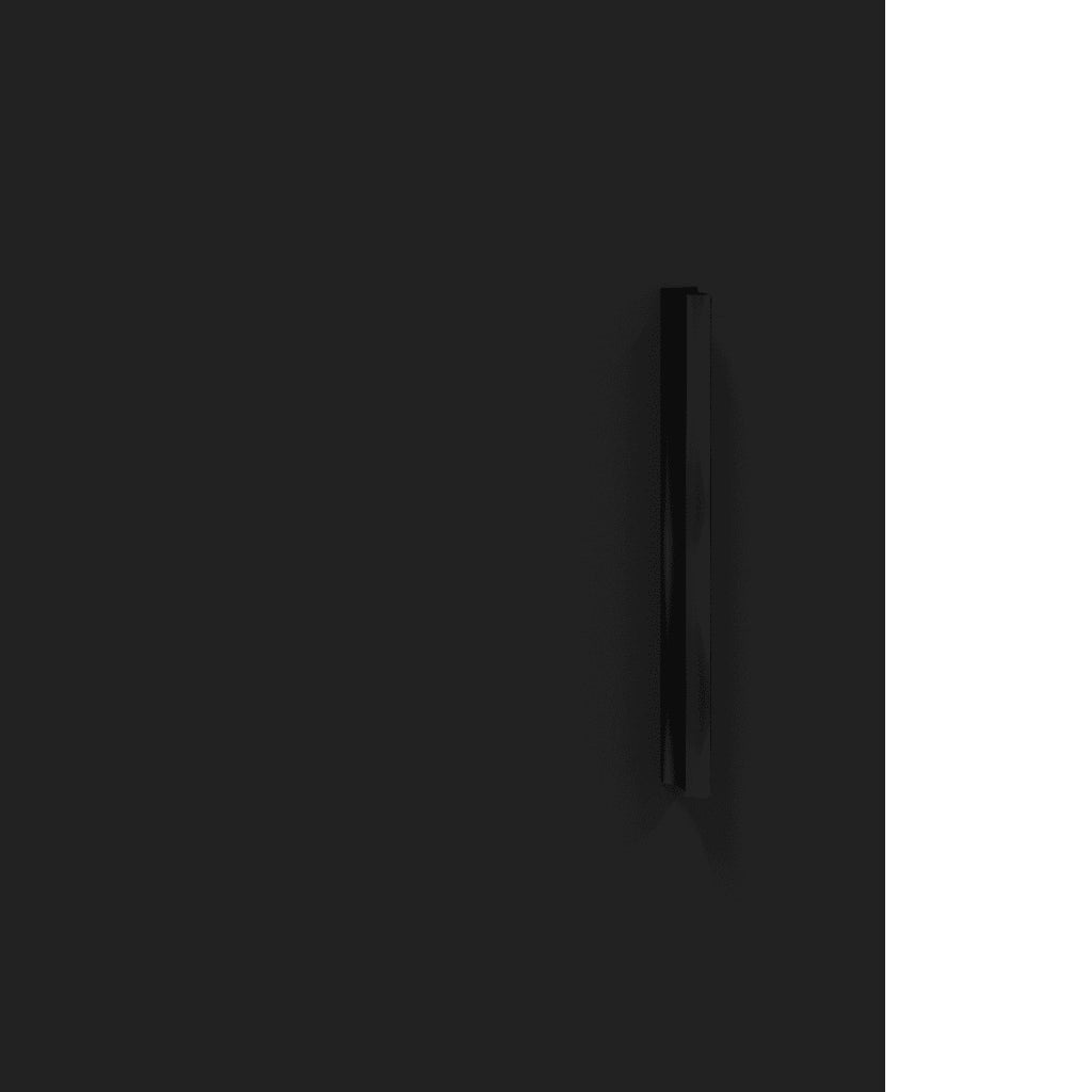 Credenza Nero 34,5x34x90 cm in Legno Multistrato 828557