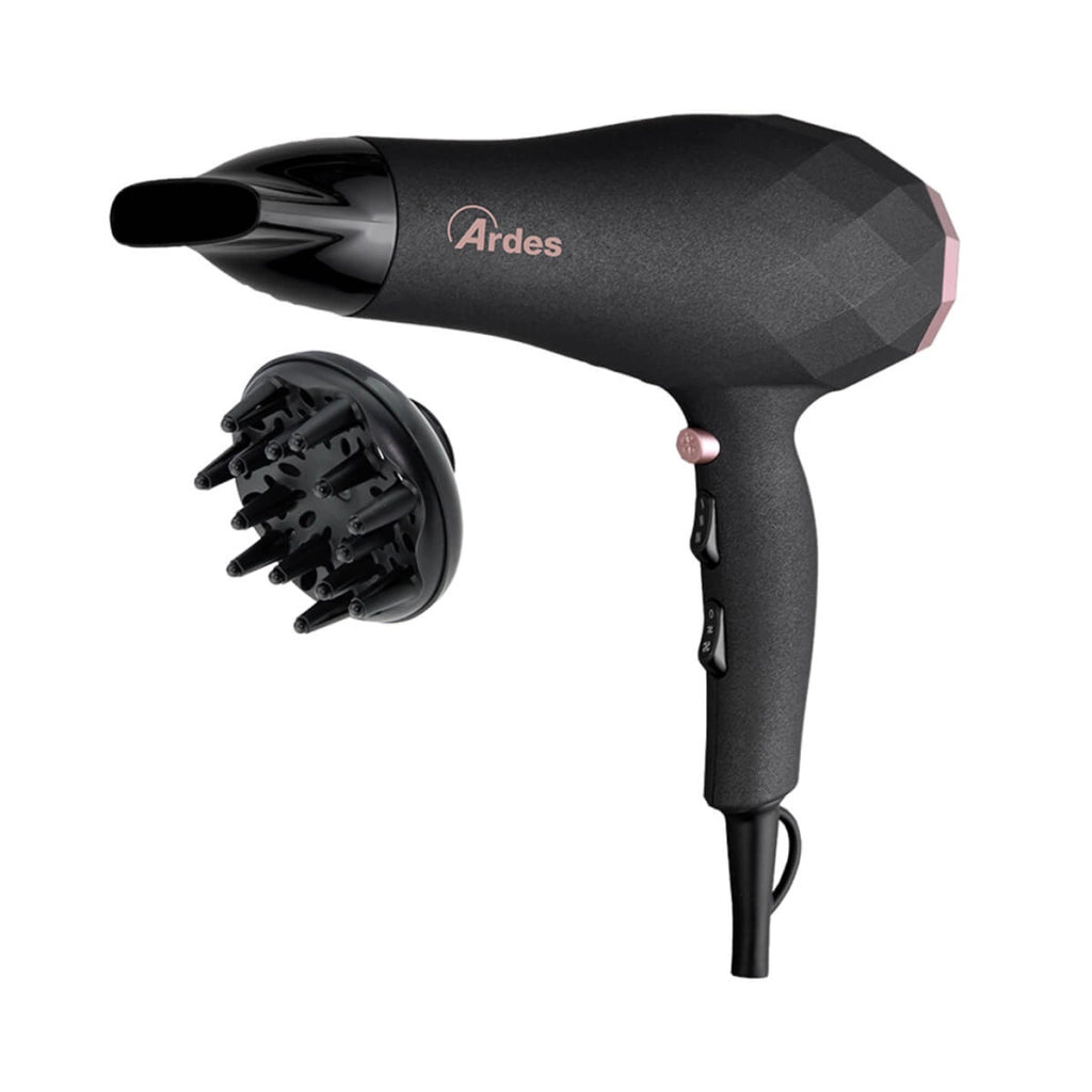 ASCIUGACAPELLI con diffusore con velocità e livelli di calore 'STYLO' 2200W  - ARDES