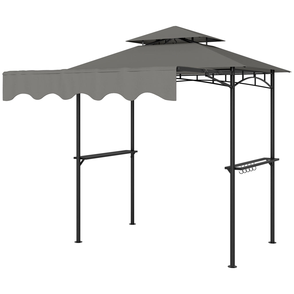 Gazebo da giardino ¨C Zephmum ¨C Grigio 242x232x248 cm